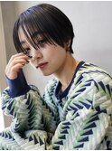 シースルーショート/ハンサムショート/マッシュショート