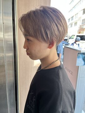 アヴァンス 天王寺店(AVANCE.) 【メンズ特化スタイリスト】メンズブリーチ×ミルクティベージュ