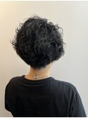 ニューヨークドライカット×くせ毛いかしハンサムショート