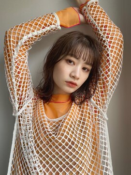 セーヌ(CEINE) レイヤーボブ / フェイスレイヤー/ ペールカラー/髪質改善/眉毛