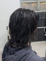 メンズ サロン ドット トウキョウ 町田店(men's salon dot. tokyo)&nbsp;ミディアムウルフ×ツイストスパイラル