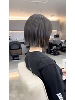 サンド 鹿児島中央(sand)&nbsp;ボブ　フルバング　ハッシュカット　イメチェン　似合わせカット