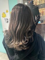 マティーナ ヘアー 池袋(Matina hair)&nbsp;【バレイヤージュミルクティーカラー】20代30代40代50代