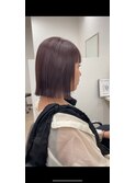 切りっぱなしボブ