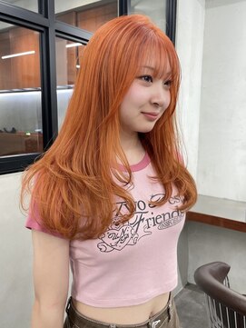 ニコ トウキョウ 渋谷(nico TOKYO) オレンジカラー/ブリーチカラー/ハイトーン/レイヤーカット