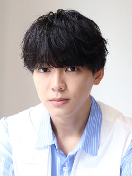 ネイビー(NAVY) 大人のシースルーマッシュ