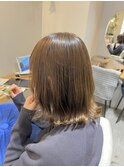 オリーブベージュ♪カットカラー