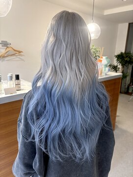 コル(col.) ホワイト/ブルー/デザインカラー/ルーツカラー/ブリーチ