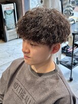 メンズレオ 野田阪神店(men's LEO)&nbsp;【スパイラルパーマ】ツイストスパイラル×ツーブロック