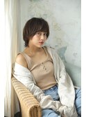 ショートウルフ/センシュアルショー ト/小顔ショート/前髪