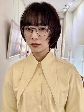 ミンクス 銀座店(MINX) MINX宇都　ミニボブ顔周りレイヤー