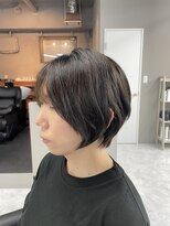 バディ 中野駅前店(BUDDY)&nbsp;小顔に見せるショートカット【中野美容室/ボブ/レイヤー】