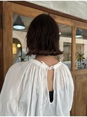 柔らかい動きのある大人ボブ