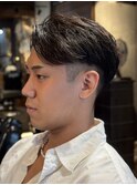サイドパート×ツーブロック