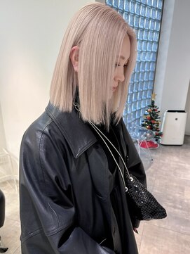 ペレ アネックス 大阪梅田茶屋町店(PELE ANNEX) くびれヘア/アプリコットオレンジ/ハイライトカラー/梅田