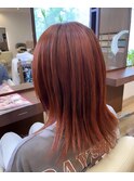 レイヤー×オレンジブラウン