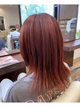 スワン山の田 レイヤー×オレンジブラウン