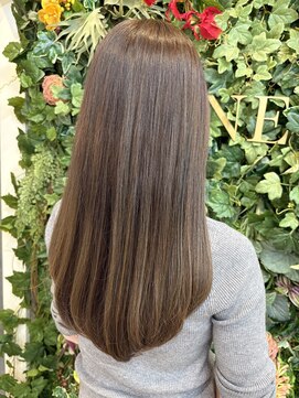 シーン(SCENE) カーキー/ベージュ/ブリーチなしカラー/透明感カラー