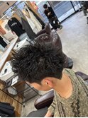 MEN’S HAIR/波巻ツイストスパイラル/フェザーパーマ/船橋