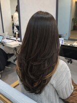 ルーチェ(Lu-che)&nbsp;レイヤー，ロングレイヤー，ハッシュカット、バタフライカット