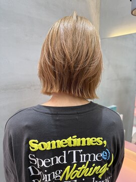 ロンドポレール 北千住(Lond polaire) 韓国顔周り/バタフライカット/ミディアムレイヤーカット