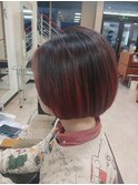 グラデーションカラーボブ