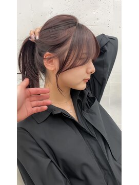 ビュー フクオカ(VIEW FUKUOKA) ハイレイヤーカットの顔周りカット