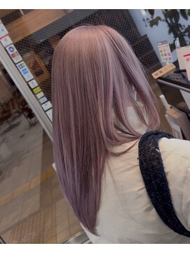 テット 福島店(tet) ラベンダーグレージュ レイヤーカット