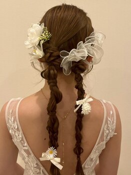メゾンマリ(MAISON MARI)の写真/【大阪梅田福島大淀】ヘアセット¥1800~現役実力派スタイリスト★大切で特別な1日はいつもと違う自分に