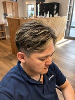 ナップヘアースコヤ(NAP hair Scoya)&nbsp;ダンディーなメンズハイライトスタイル