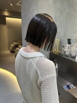 サンド 池袋 2nd(sand) 切りっぱなしボブ/ぱつっとボブ/透明感グレージュ