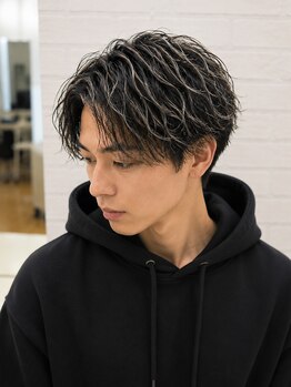 オラ ボーテ(Aura Beaute)の写真/男性からも支持が高いサロン★再現性の高いカットで朝のセットも楽々、ハイライトデザインカラーも人気♪