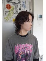 ウーズ ハラジュク(Ooze.HARAJUKU)&nbsp;ハッシュカットグレージュデザインカラーツートーンカラー原宿