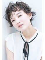 ルーシー ヘアデザインワークス(Lucy Hair Design Works) ガーリーパーマ×ショートヘア・無造作カール