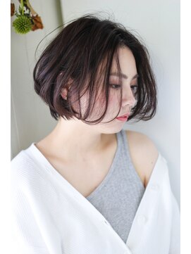 イロドリ ヘアーデザイン(IRODORI hair design) IRODORI　大人可愛いミニボブ　［西尾一寛］
