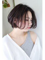 イロドリ ヘアーデザイン(IRODORI hair design) IRODORI　大人可愛いミニボブ　［西尾一寛］