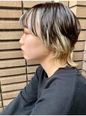 saraju ニシカワ ショートウルフ セクションカラー