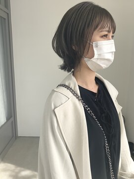 カーサヒルガーデン(casa hiru garden) くびれボブ×透明感カラー