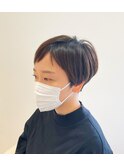 【ショートヘア専門イマジナシオン】前髪短めショートボブ