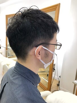 ヘッズ 本八幡店(HEADS) メンズショート マッシュ センターパート メンズパーマ