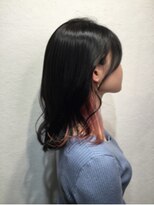 エイム ヘア デザイン 町田店(eim hair design) ペールピンクインナーカラー