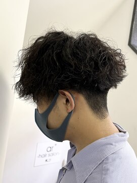 アールプラスヘアサロン(ar+ hair salon) 韓国風波巻きツイストスパイラルパーマ