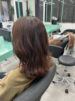 エイト 川崎店(EIGHT)&nbsp;くびれレイヤー×ブリーチ無しピンクベージュ【川崎】