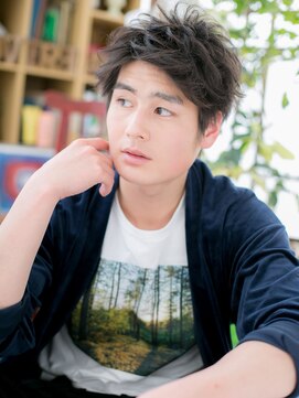 カバーヘア ブリス 戸田公園西口店(COVER HAIR bliss) かき上げヘアで好感度マニッシュショートc5戸田公園20代30代40代