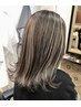 ハイライト（ハーフヘッド）＆カラー+カット+ナノスチームTr ￥13200