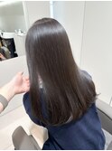 重ためロング×地毛風暗髪カラー【自由が丘 奥沢 学割U24】