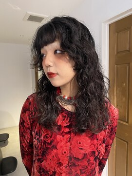 ナループロアツム(Nalu pu loa Tsum) クリープパーマ/マレットパーマ/顔周りレイヤー/パーマ