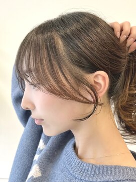 ビューエヒメ(VIEW EHIME) 顔まわり/レイヤーカット/韓国/ロングヘア/ベージュ