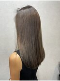 ブリーチ無しアッシュグレージュ【TELA HAIR 公津の杜店】