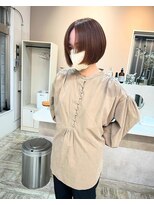 アスラン(ASLAN)&nbsp;【aslan】ボブ/ステップボブ/オレンジカラー